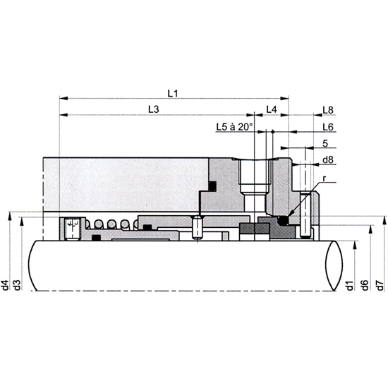 Gebalanceerd Latty seal (b18)&nbsp;&nbsp;|&nbsp;&nbsp;B 18212 U6U6V